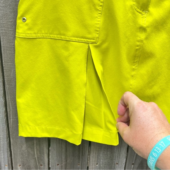 NWT pleated skort size 10 GGblue luxe sport boca citron pockets moisture wicking - Picture 8 of 17